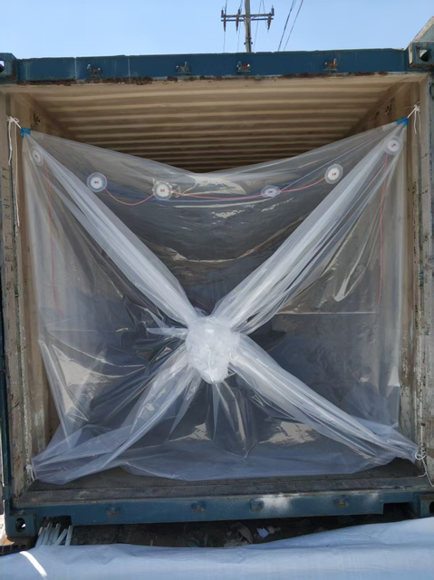 Blue PE container liners