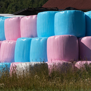 Silage Wrap Film LLDPE Round Roll Stretch Wrap Film for Silage Grass Bale Silage Wrap Film Agricultural Silage Film