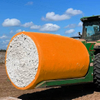 High UV Protection PE Yellow/Green Cotton Wrap Film for Cotton Packaging and Storage