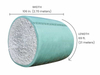 High UV Protection PE Yellow/Green Cotton Wrap Film for Cotton Packaging and Storage