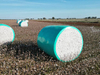 High UV Protection PE Yellow/Green Cotton Wrap Film for Cotton Packaging and Storage